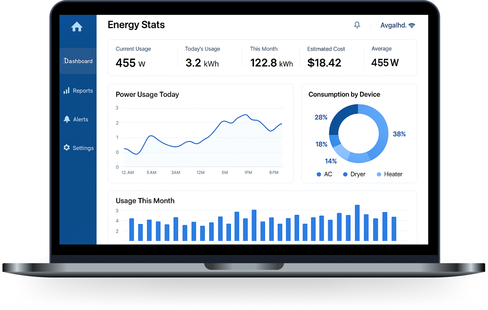 Ilustración de laptop